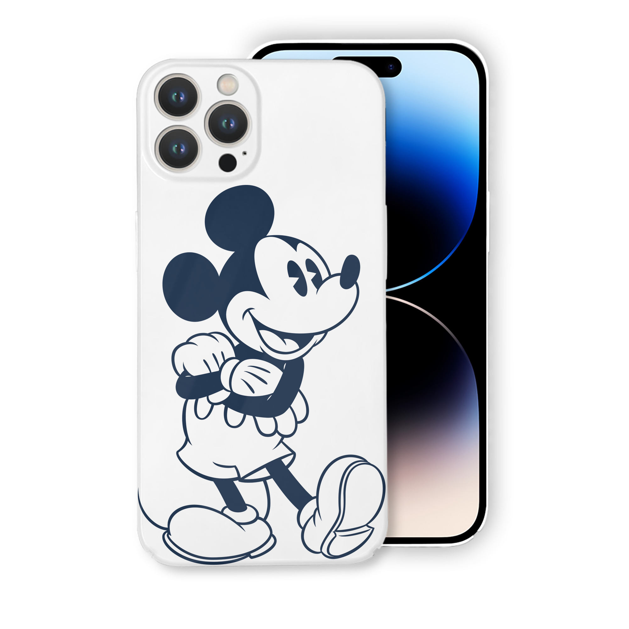 （画像用） ミッキーマウス Mickey Mouse 【iPhone 14シリーズ対応】ハードケース